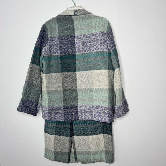 Vintage Portraits Northern isles set of blazer and skirt size small - Picture 3 of 6